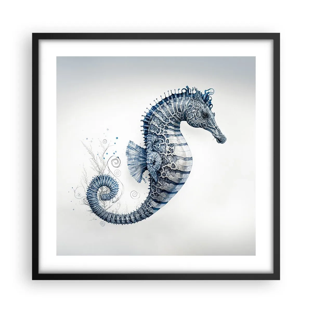 Plakat w czarnej ramie - Subtelny żart natury - 50x50 cm