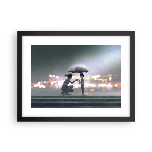 Plakat w czarnej ramie - I już jest wszystko dobrze - 40x30 cm