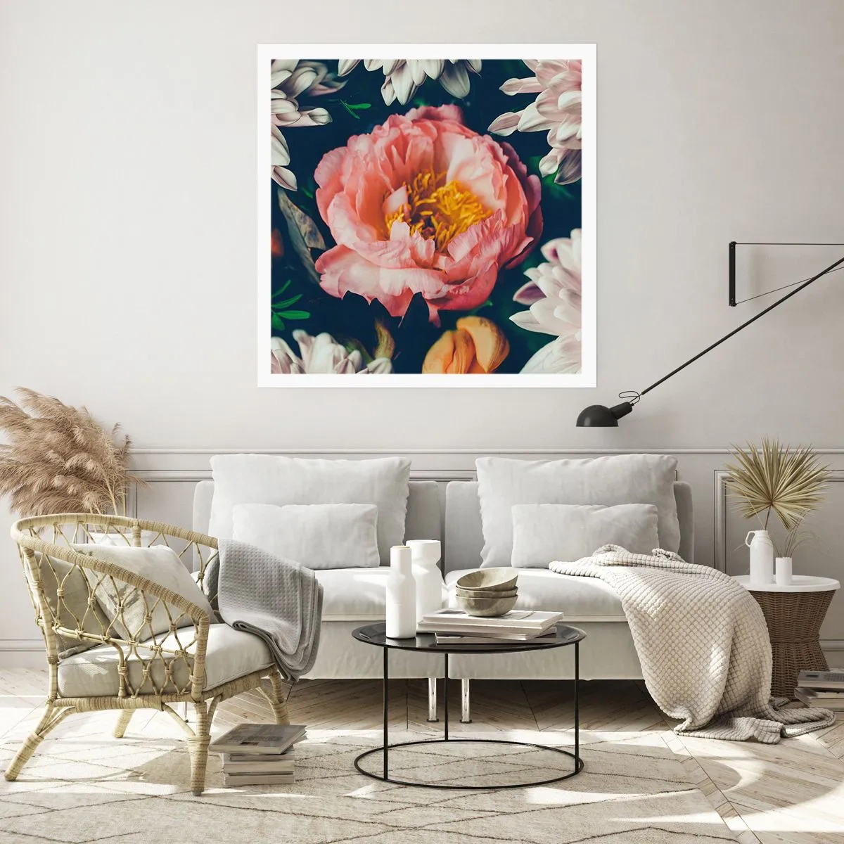Plakat - Z barokowym przepychem - 60x60 cm