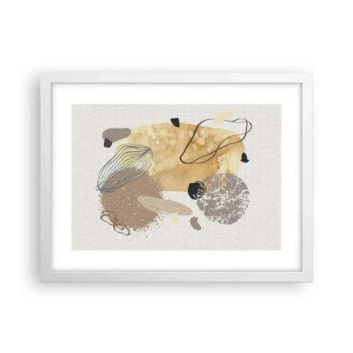 Plakat w białej ramie - Plumkologia stosowana - 40x30 cm