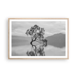 Plakat w ramie jasny dąb - Jest taki kraj - 91x61 cm