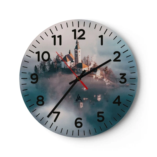 Zegar ścienny - Wyspa marzeń - 40x40 cm