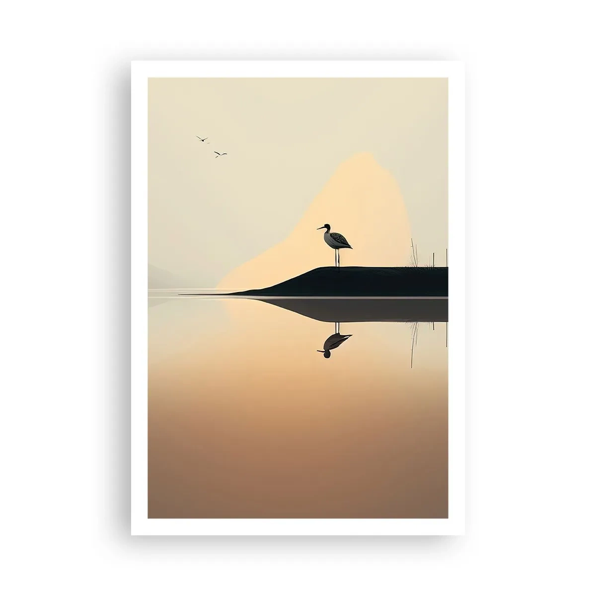 Plakat - Pan na jeziorze - 70x100 cm