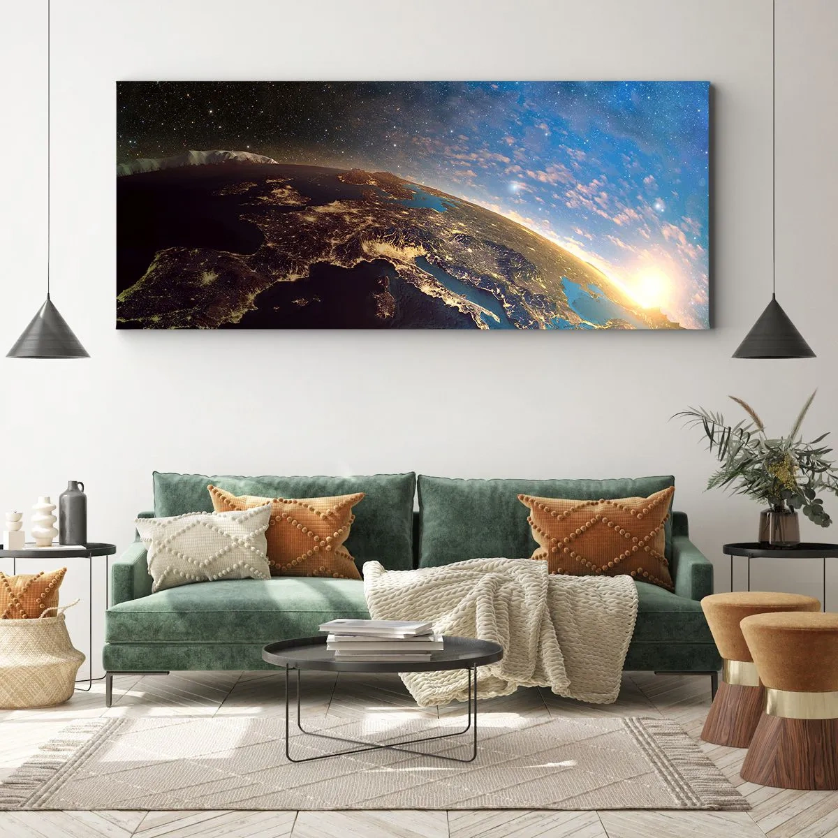 Obraz na płótnie - Spójrzmy na siebie z dystansu - 100x40 cm