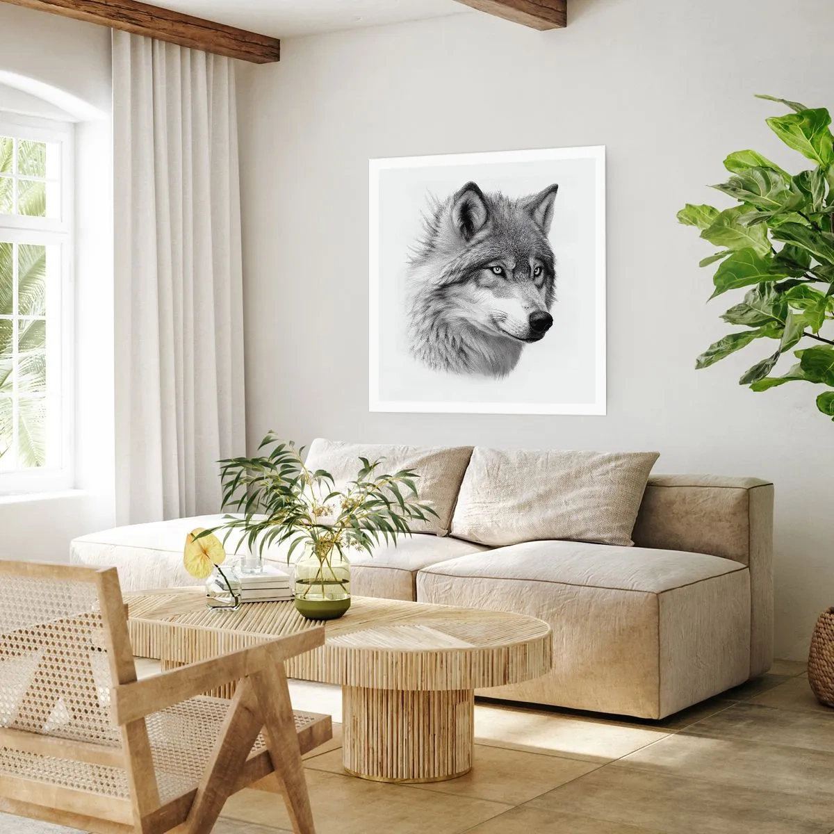 Plakat - Alfa – bez wątpienia - 40x40 cm