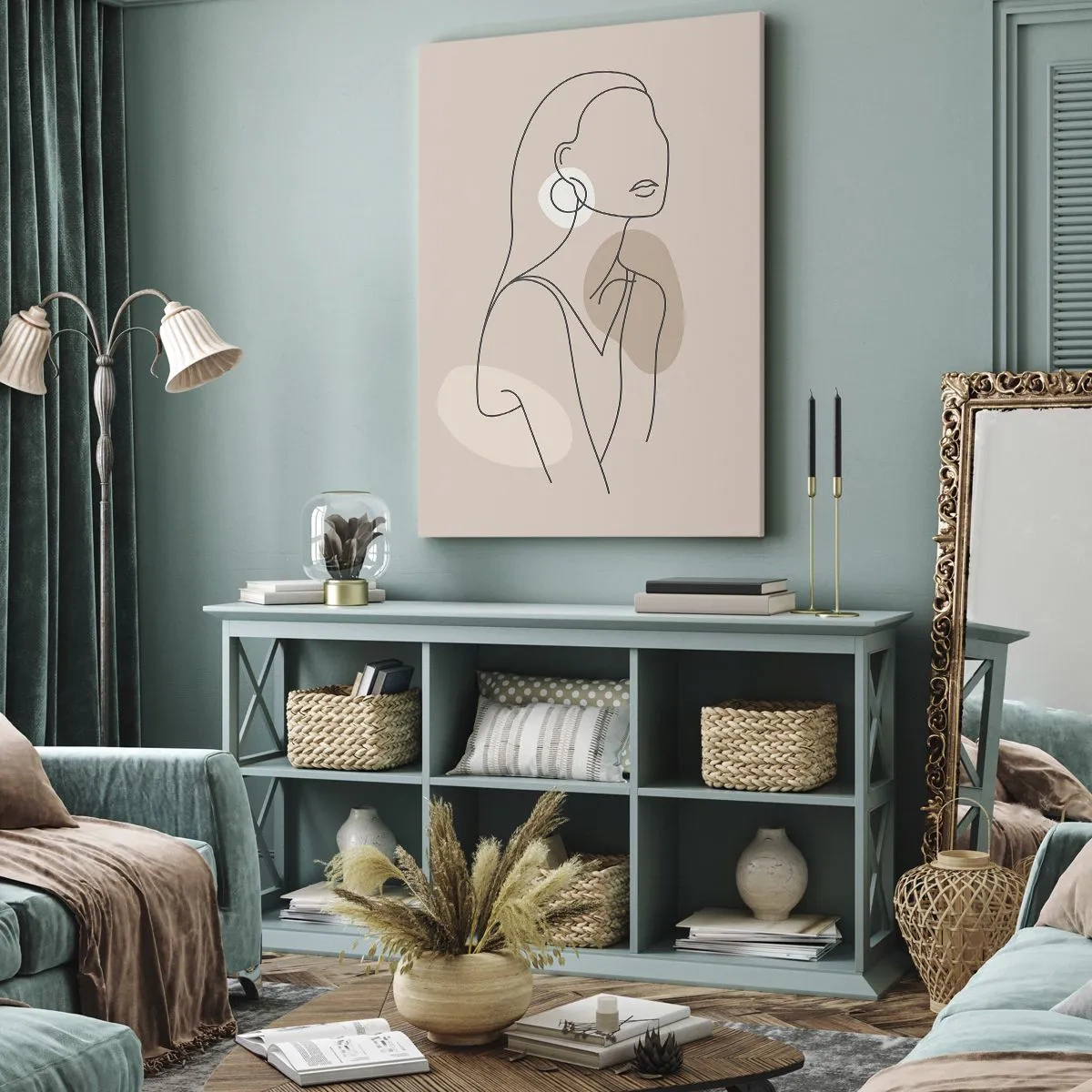 Obraz na płótnie - Ikona dziewczęcości - 55x100 cm