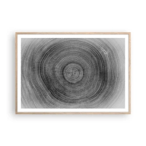 Plakat w ramie jasny dąb - Znak czasu - 100x70 cm