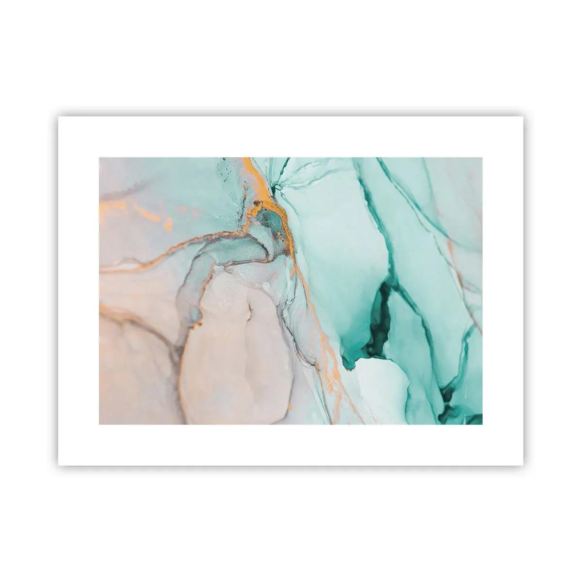 Plakat - Taniec kształtów i barw - 40x30 cm