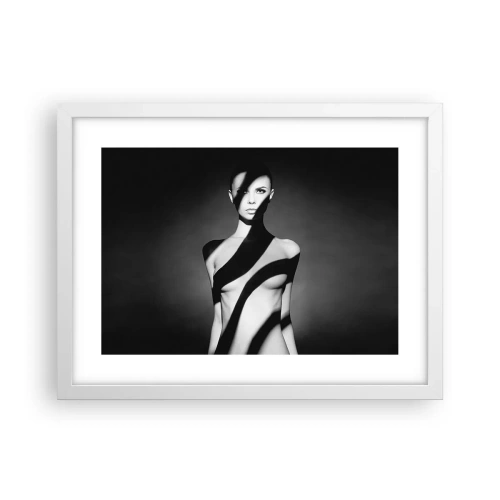 Plakat w białej ramie - W blasku i w cieniu - 40x30 cm