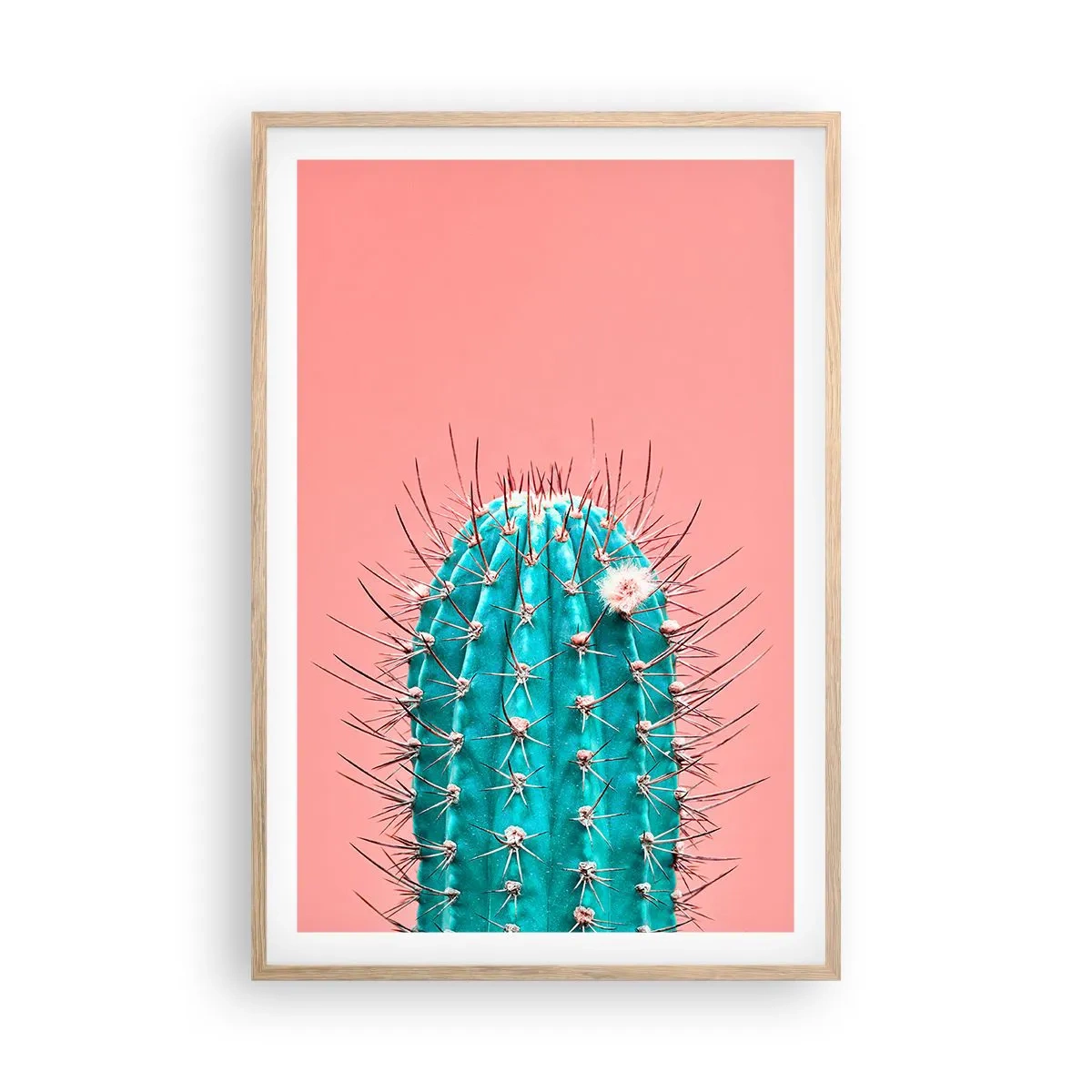 Plakat w ramie jasny dąb - Tylko patrz - 61x91 cm
