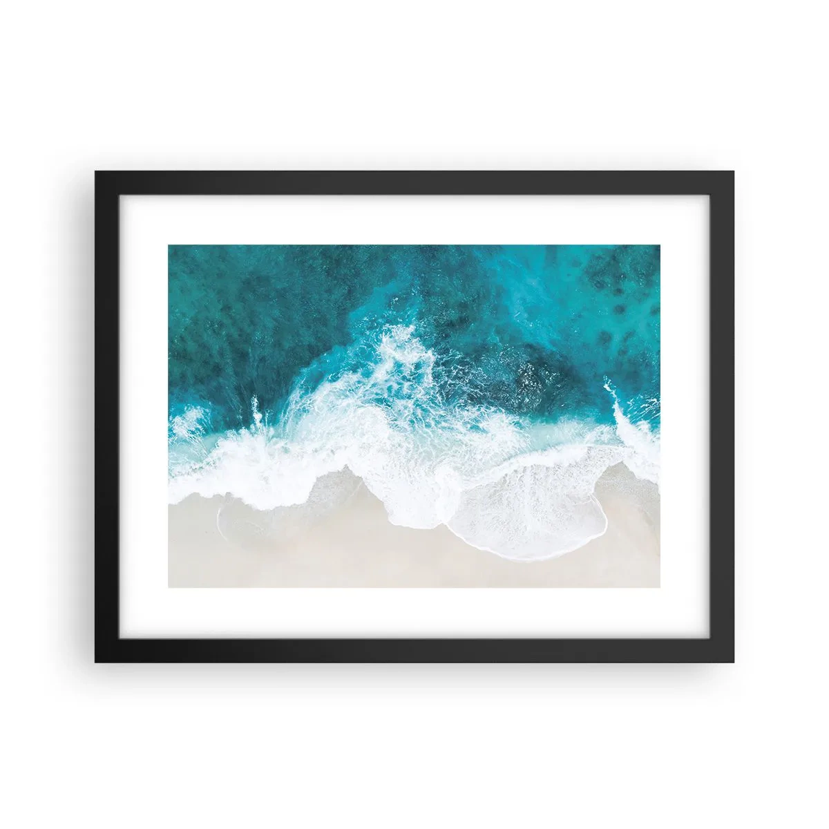 Plakat w czarnej ramie - Naturalna pieszczota - 40x30 cm