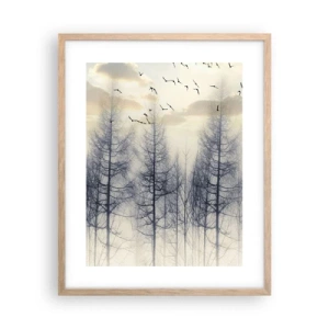 Plakat w ramie jasny dąb - Duchy lasu - 40x50 cm