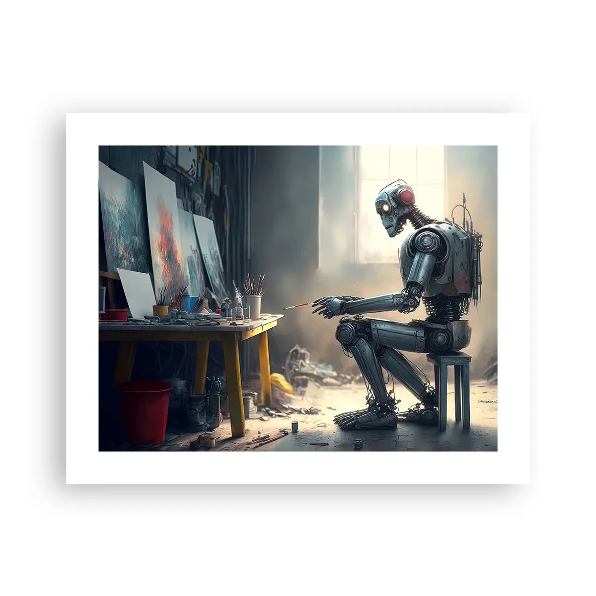 Plakat - Akt kreacji - 50x40 cm