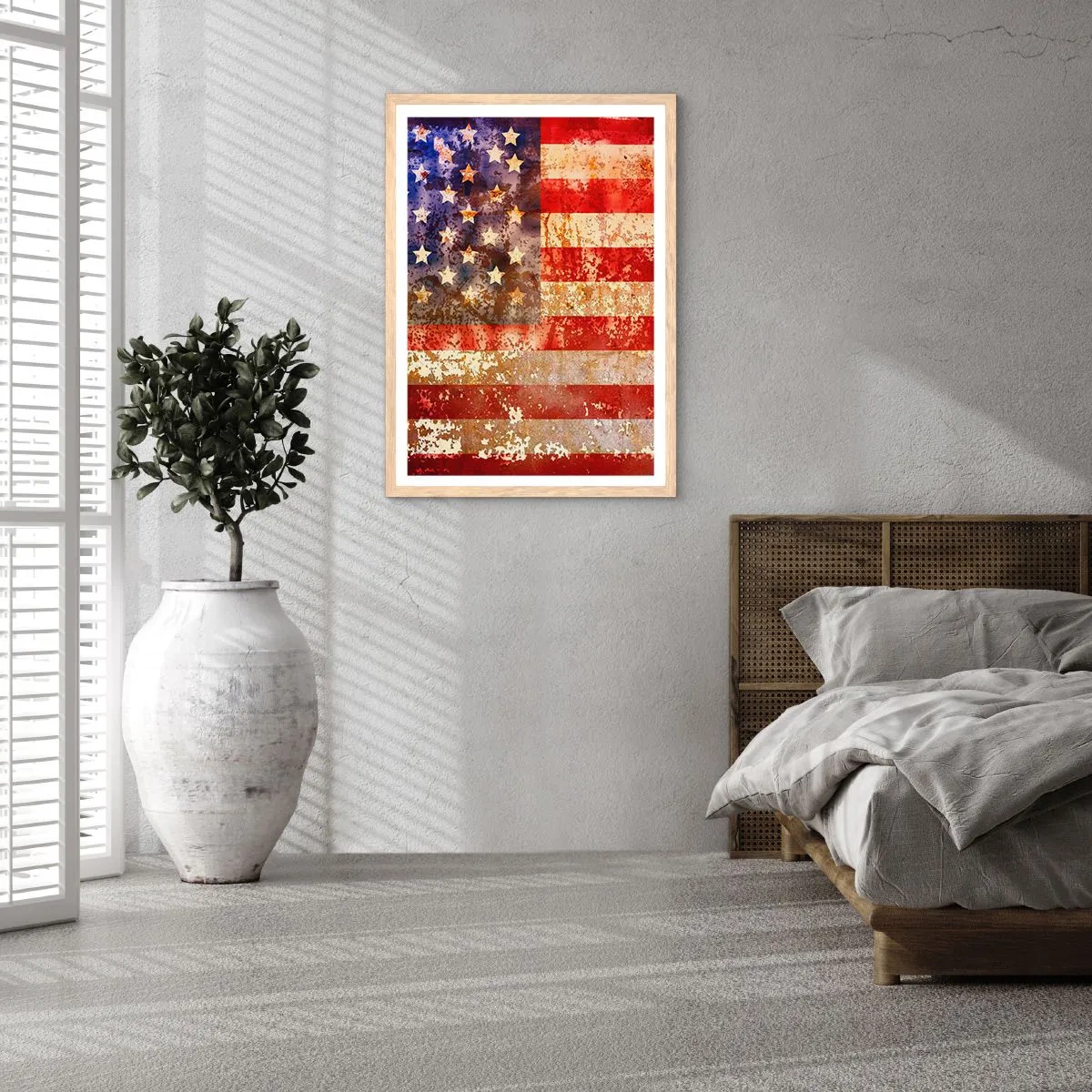Plakat w ramie jasny dąb - Chwała nie przemija - 70x100 cm