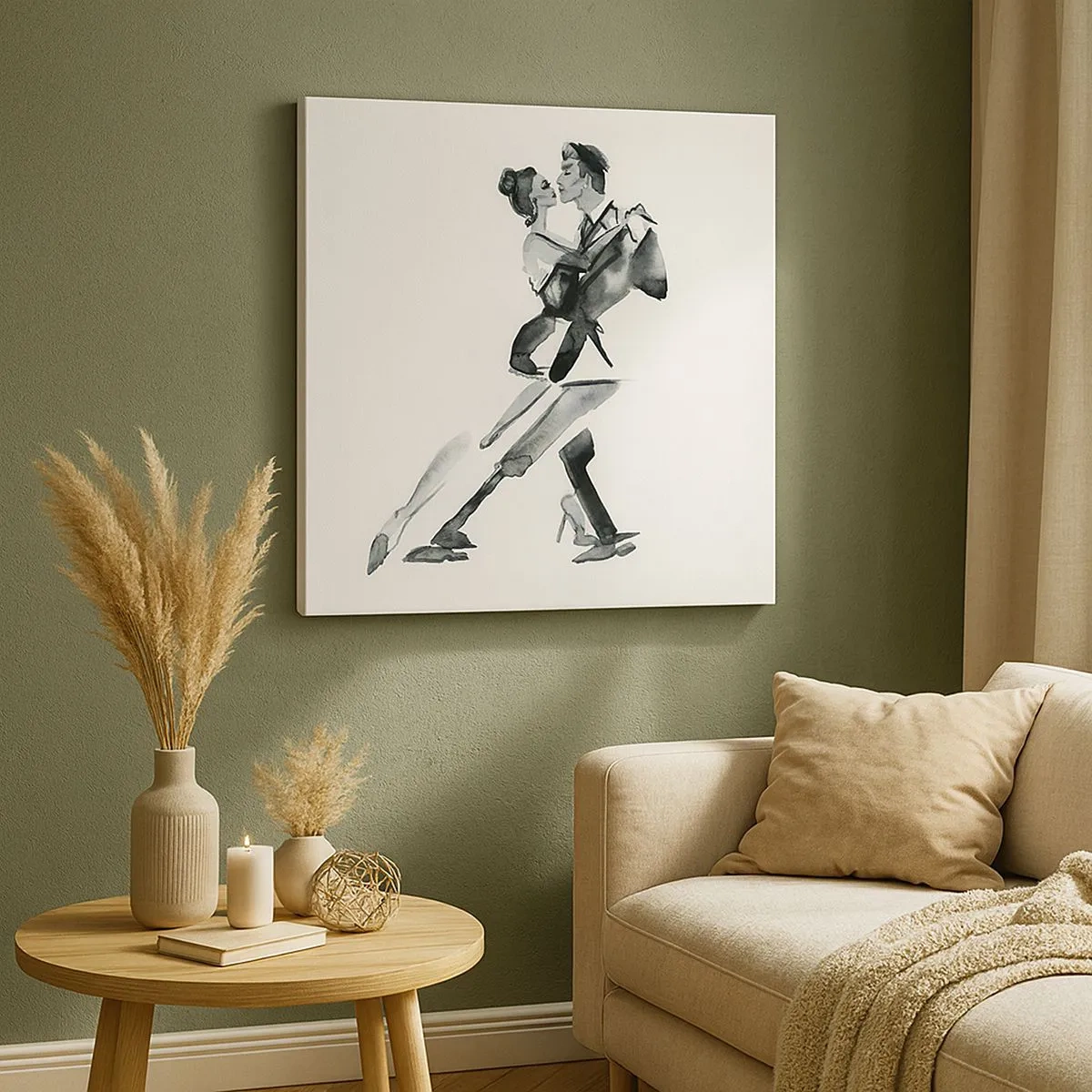 Obraz na płótnie - W jednym rytmie - 30x30 cm