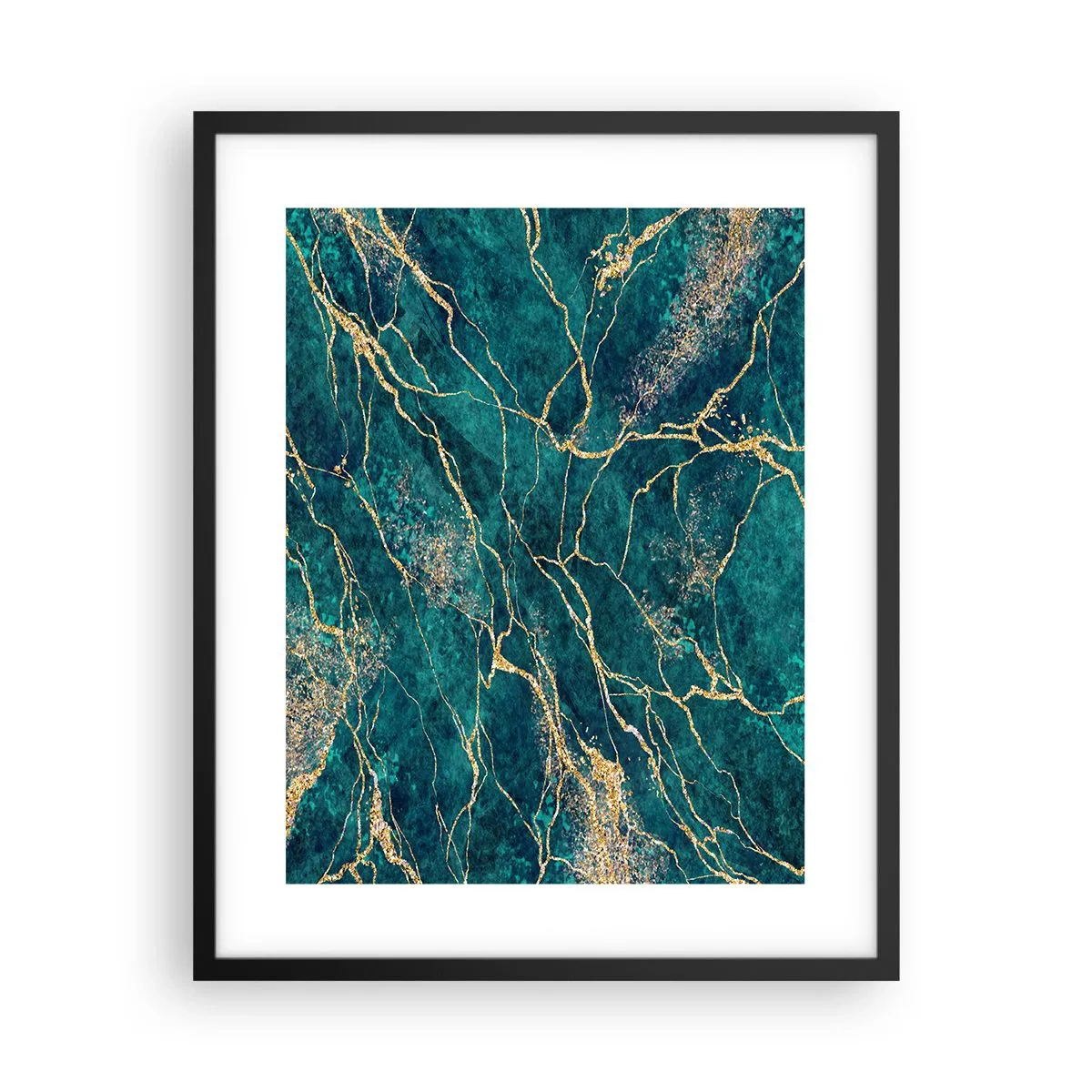 Plakat w czarnej ramie - Żyła złota - 40x50 cm