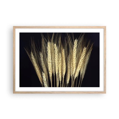 Plakat w ramie jasny dąb - Rustykalna magia - 70x50 cm