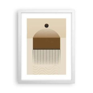 Plakat w białej ramie - Różne stany - 30x40 cm