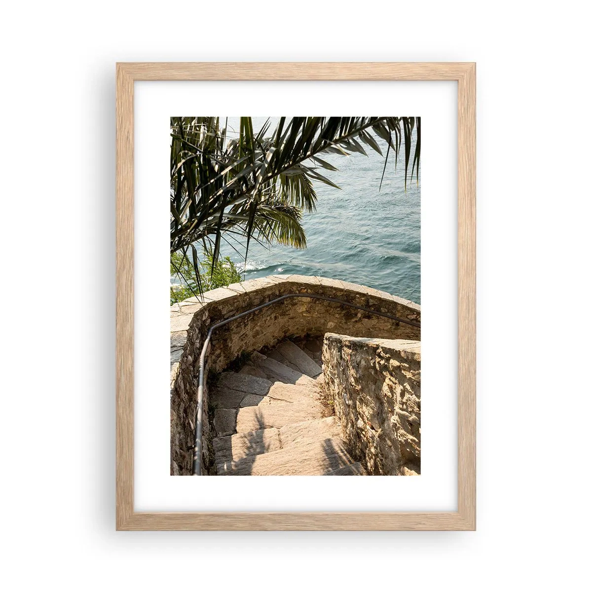 Plakat w ramie jasny dąb - Pod słońcem Italii - 30x40 cm