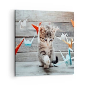 Obraz na płótnie - Pierwsza lekcja - 60x60 cm