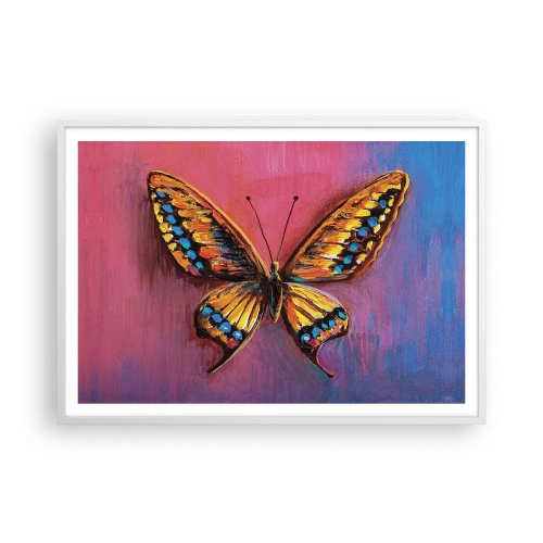 Plakat w białej ramie - Klejnot natury - 100x70 cm