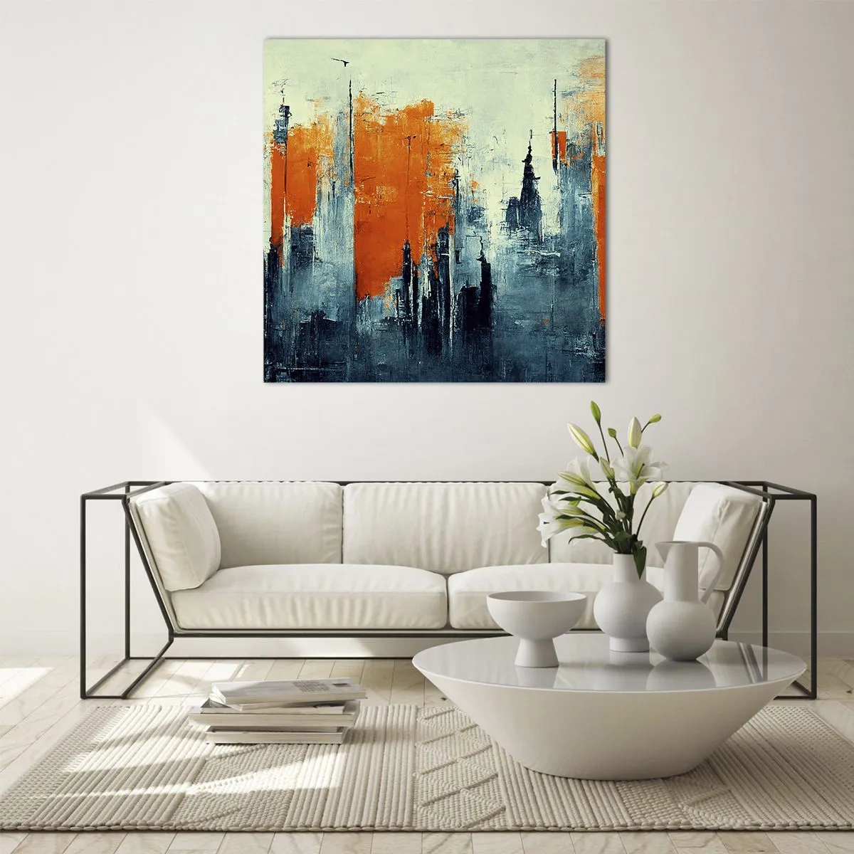 Obraz na szkle - Pejzaż nowoczesny - 50x50 cm