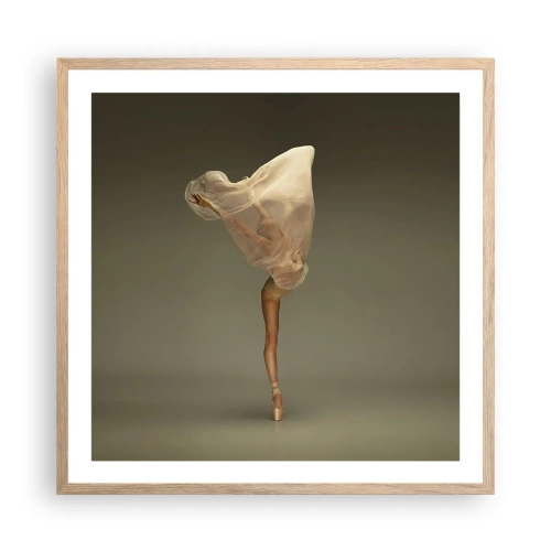 Plakat w ramie jasny dąb - Zaraz wzleci - 60x60 cm