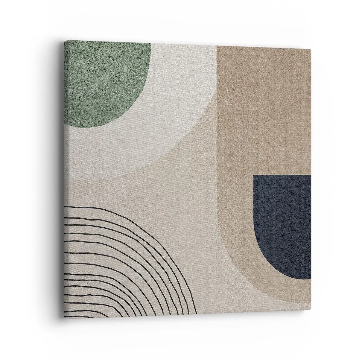 Obraz na płótnie - Łagodność owalu - 40x40 cm