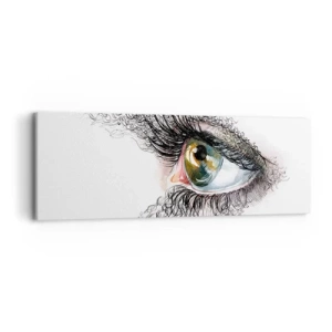 Obraz na płótnie - Zajrzyj wprost do duszy - 90x30 cm