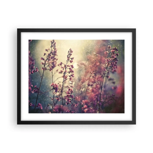Plakat w czarnej ramie - Tajemniczy ogród - 50x40 cm