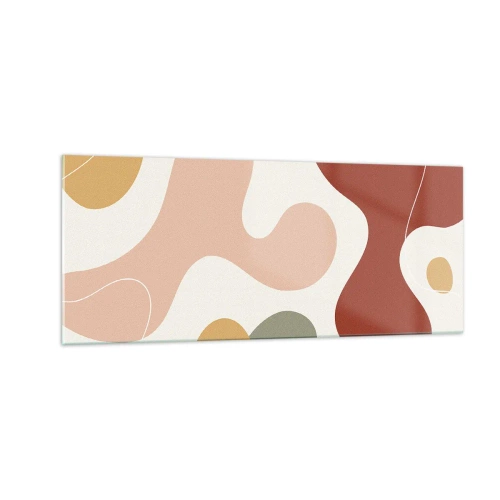 Obraz na szkle - Esy czy floresy? - 100x40 cm