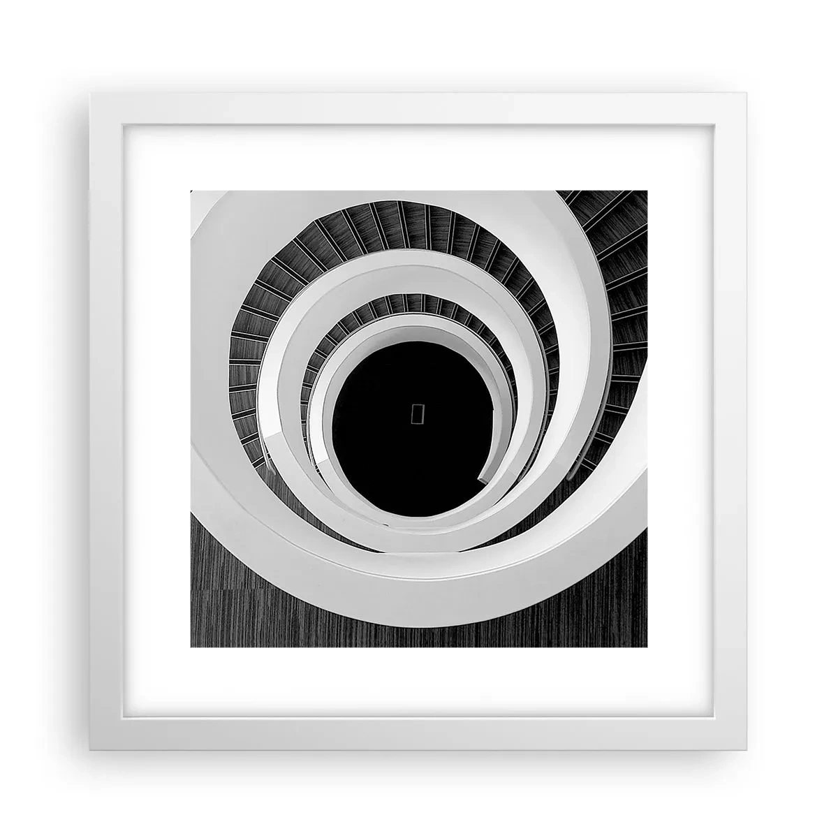 Plakat w białej ramie - Do istoty rzeczy - 30x30 cm