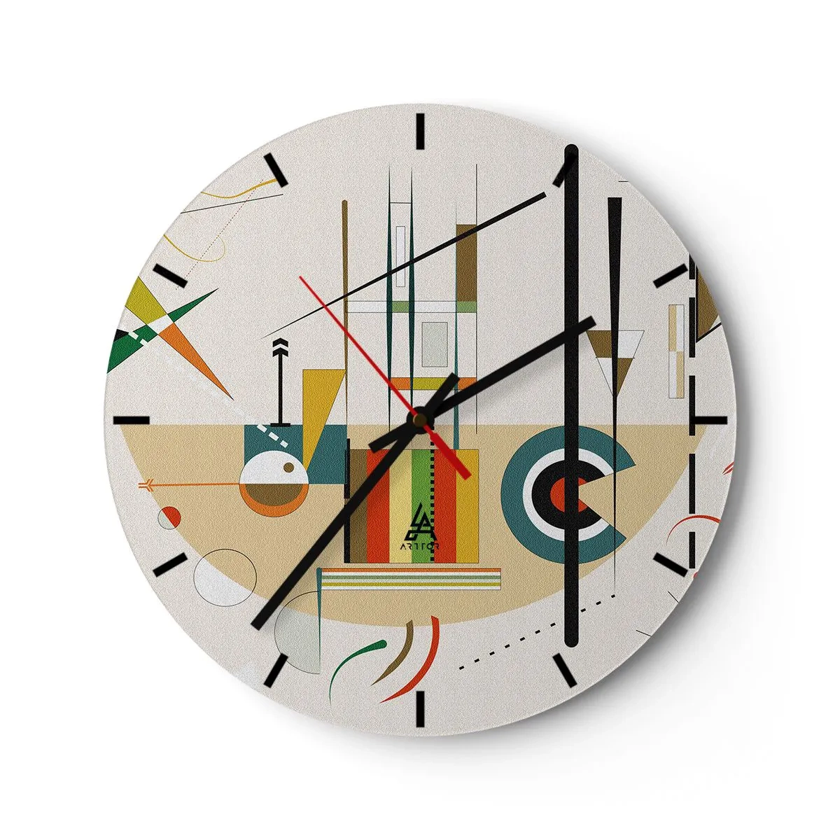 Zegar ścienny - I świat się śmieje - 30x30 cm