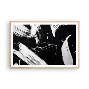 Plakat w ramie jasny dąb - Przełamać mrok - 91x61 cm