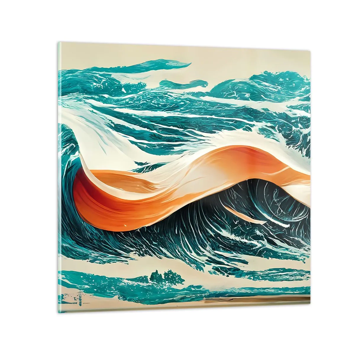 Obraz na szkle - Sen surfera - 30x30 cm