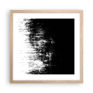 Plakat w ramie jasny dąb - I zwycięzcą jest… - 40x40 cm