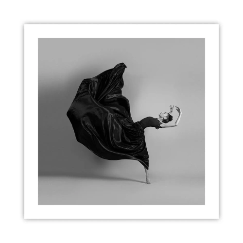 Plakat - Uskrzydlona muzyką - 50x50 cm