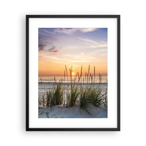 Plakat w czarnej ramie - Popatrz, pomyśl, poczuj - 40x50 cm