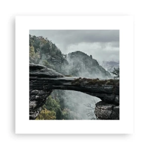 Plakat - Zaraz się zacznie przygoda - 30x30 cm