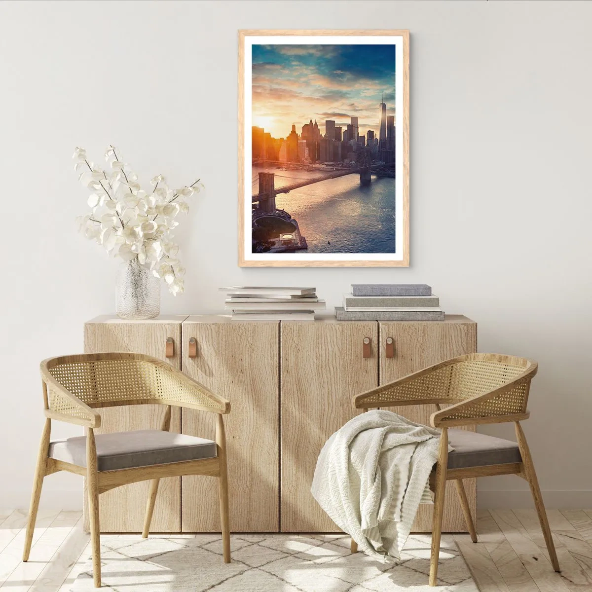 Plakat w ramie jasny dąb - Pomnik kultury Zachodu - 50x70 cm