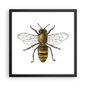 Plakat w czarnej ramie - Piękna i dobra - 40x40 cm