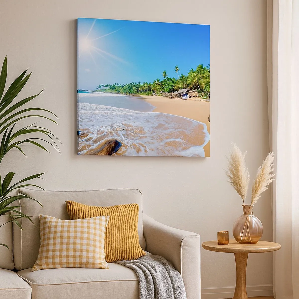 Obraz na płótnie - Egzotyczne miejsce dla ciebie - 30x30 cm