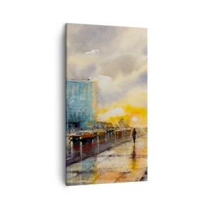 Obraz na płótnie - Życie na brzegu - 45x80 cm