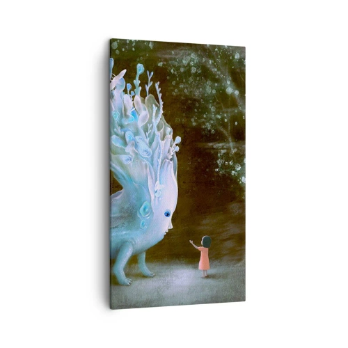 Obraz na płótnie - Fantastyczne spotkanie - 45x80 cm