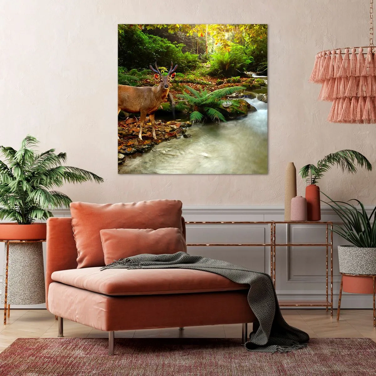 Obraz na płótnie - Witam w moim świecie - 60x60 cm