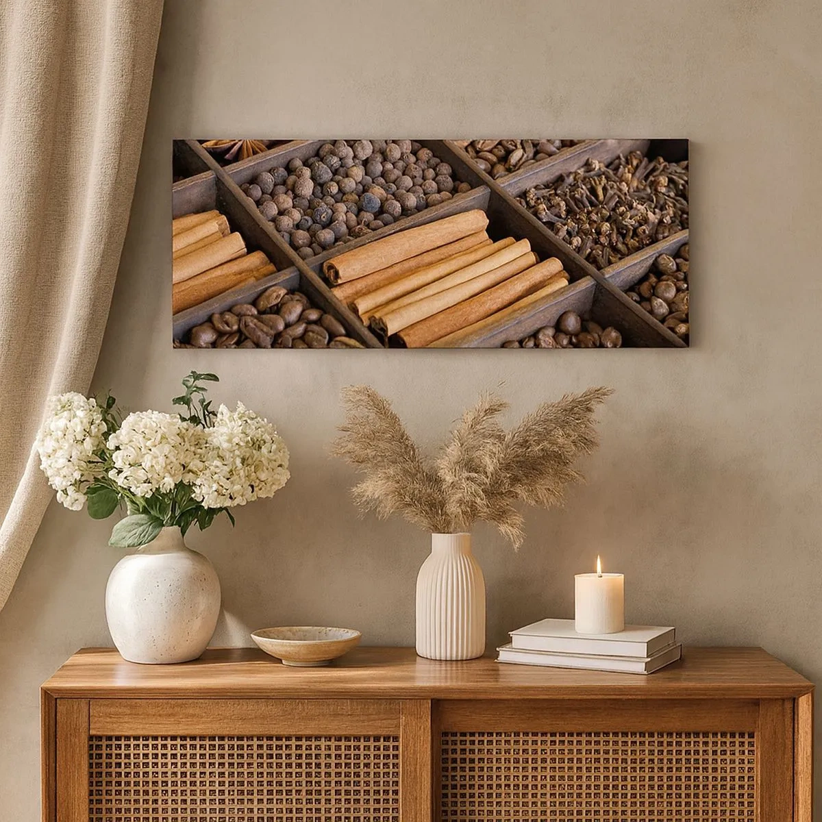 Obraz na płótnie - Skarbiec aromatów - 100x40 cm