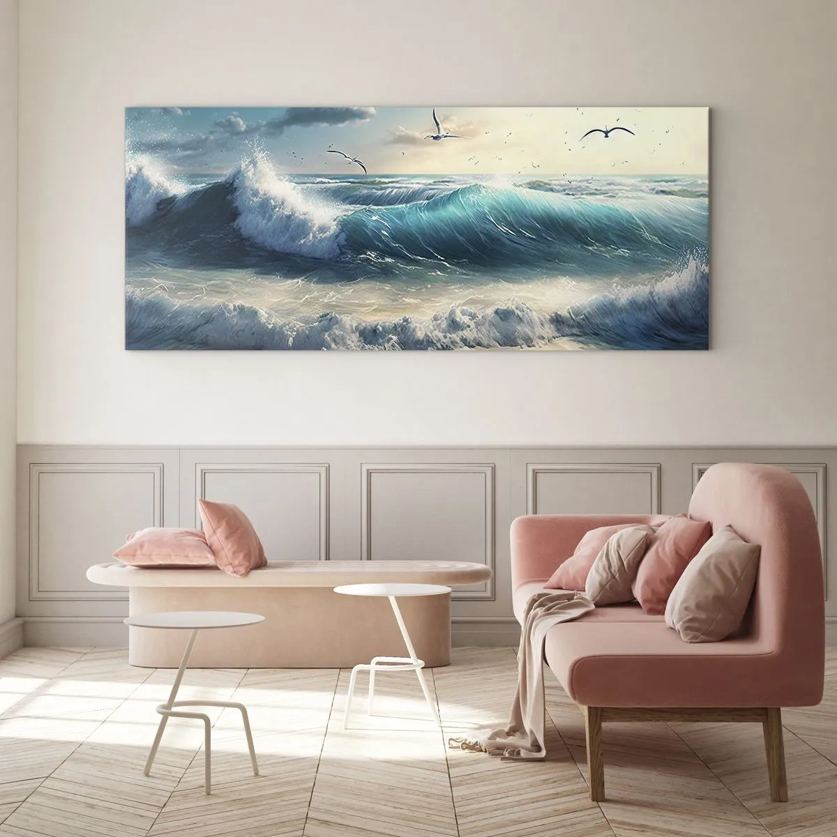 Obraz na szkle - Szumi tylko dla ciebie - 100x40 cm