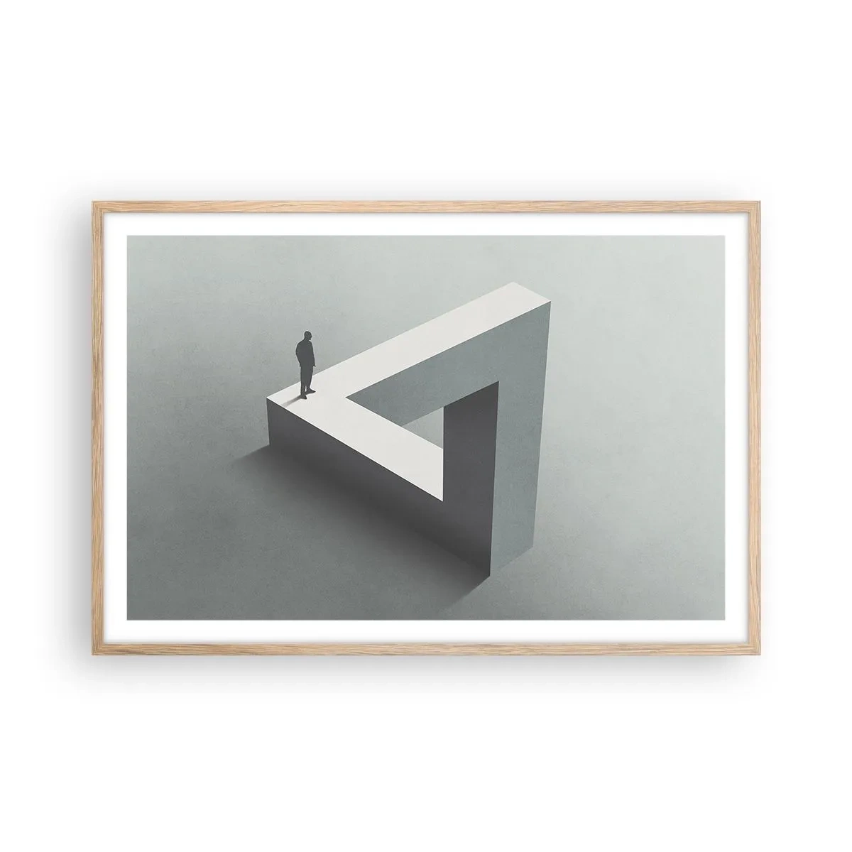 Plakat w ramie jasny dąb - A jednak możliwe - 91x61 cm