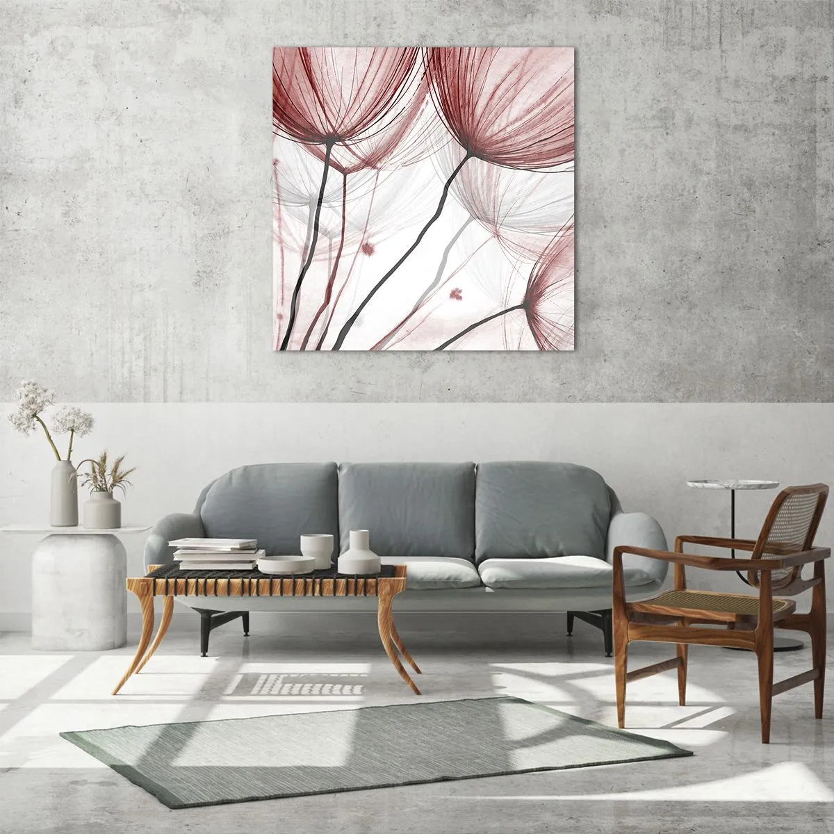 Obraz na szkle - Przed odlotem - 70x70 cm