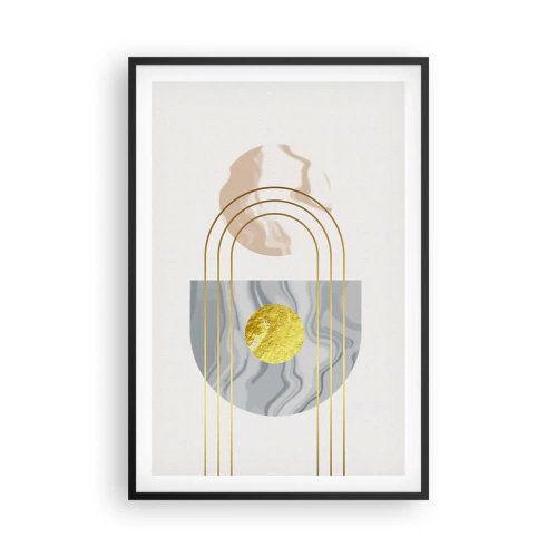 Plakat w czarnej ramie - Jasność i blask - 61x91 cm